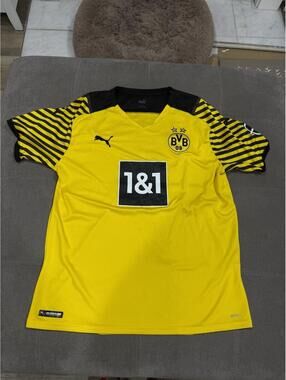 Puma Borussia Dortmund BVB 21/22 Home Jersey Official  Men's Large